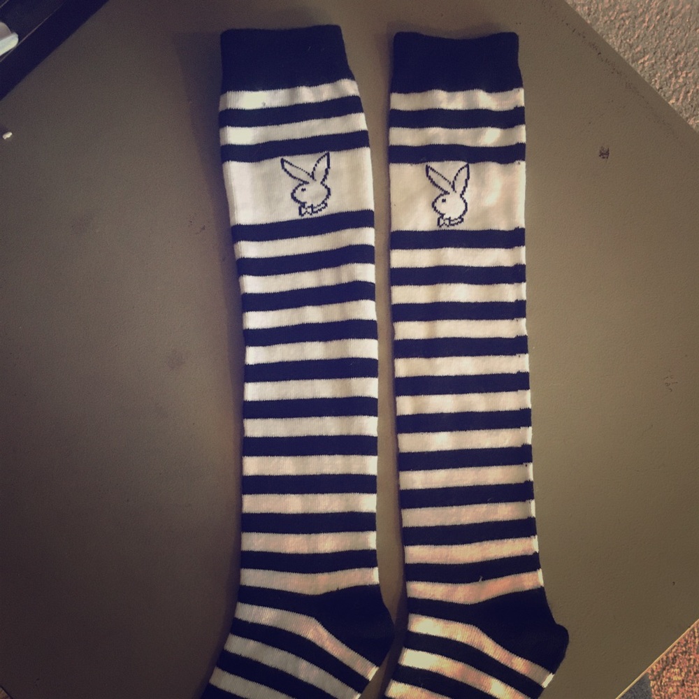 Playboy knee highs